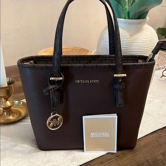 Michael Kors Brown Tote Bag - Picture 1 of 12